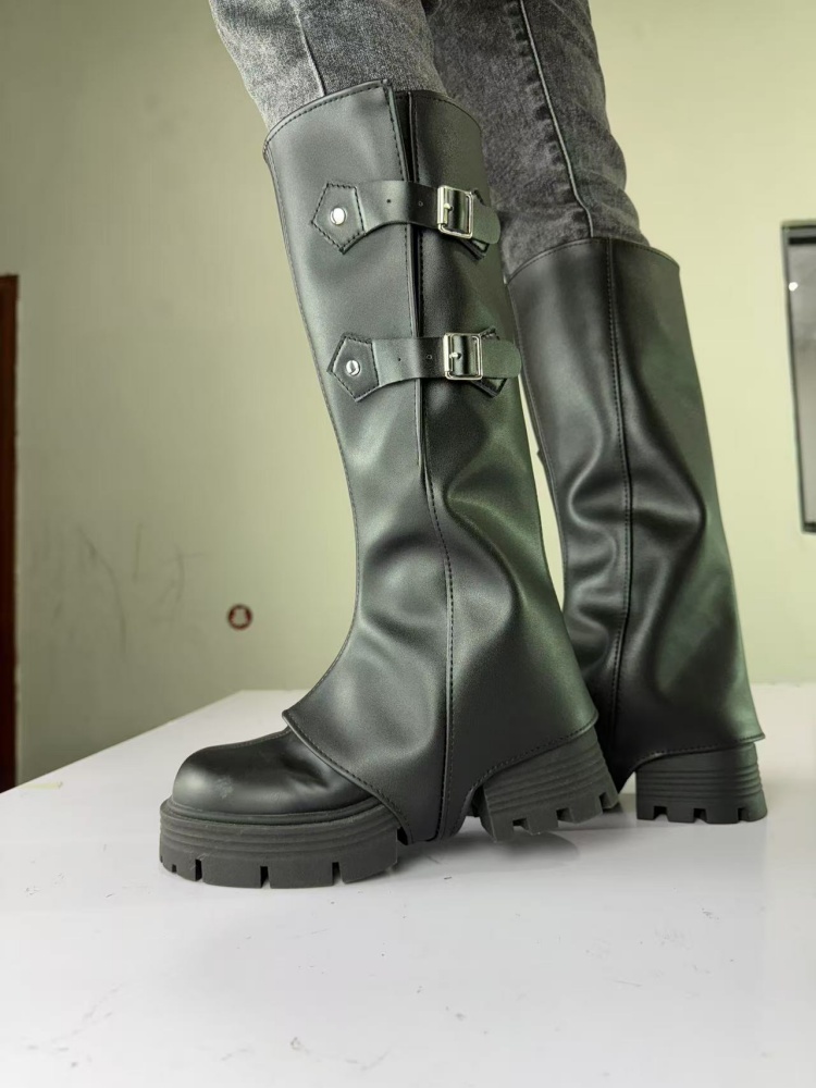 Detachable Cosplay Prop - Medieval Retro Knight Leather Leg Armor