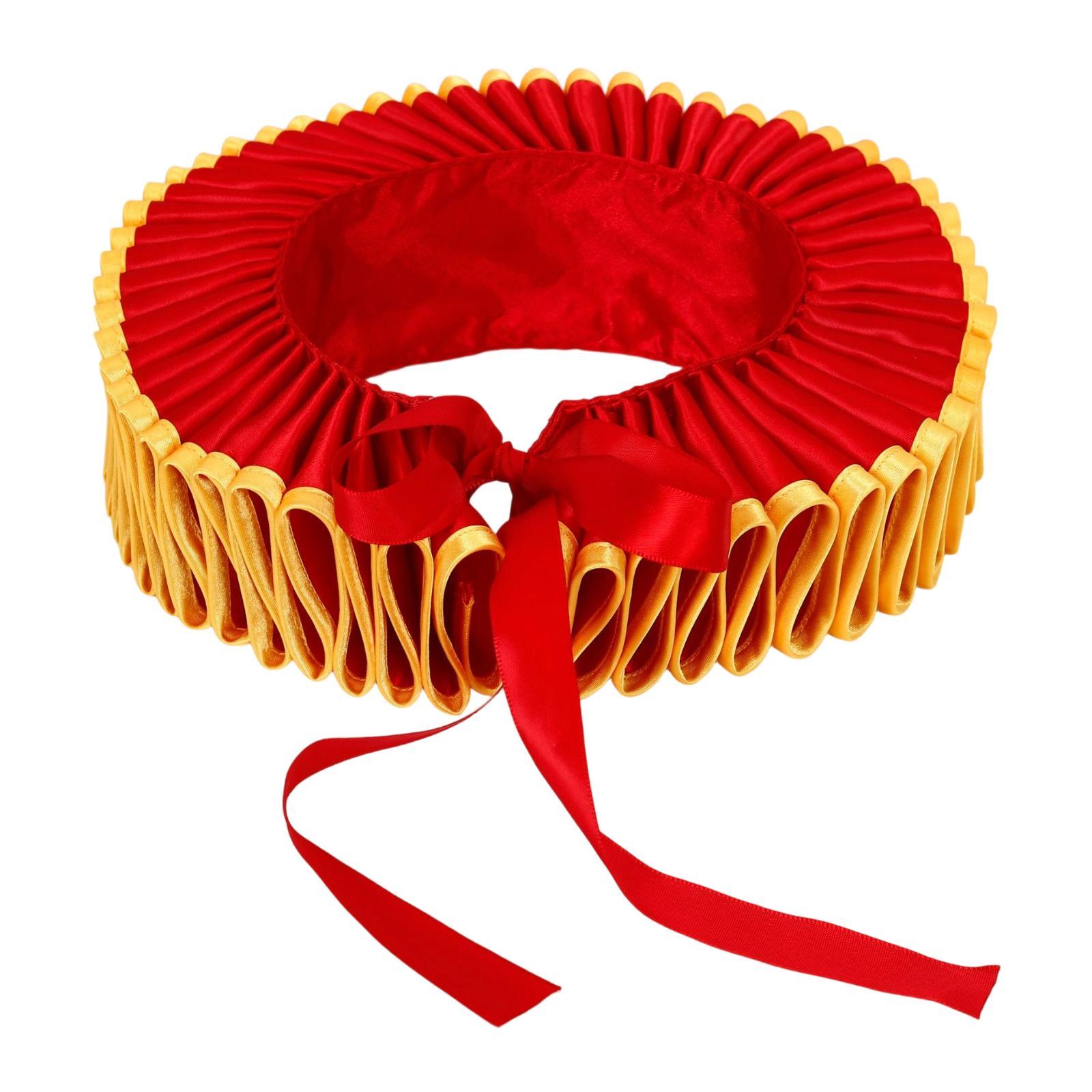 Detachable Cosplay Prop - Elizabethan Neck Ruff Ruffled Sturdy Clown