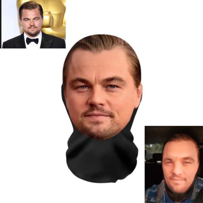 Cosplay Prop Patterns - Leonardo DiCaprio 3D Pattern Mesh Face