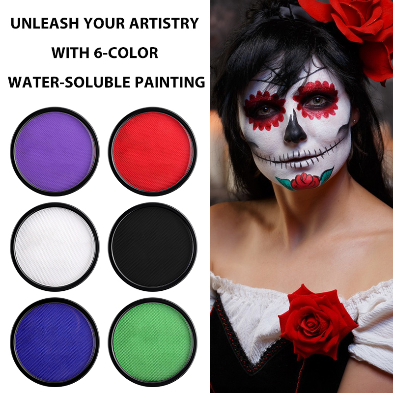 6 Colors Water Activated Face  – Cosplay Prop Paint recenzja i cena