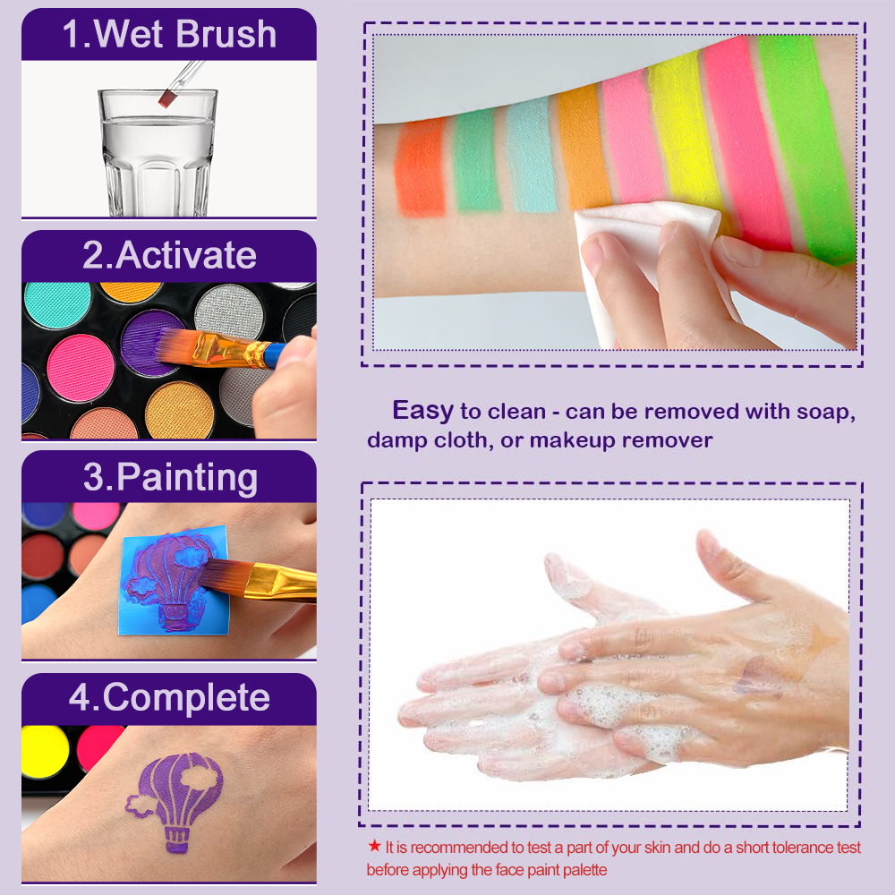 22 Color Face Body Painting Ki – Cosplay Prop Paint recenzja i cena