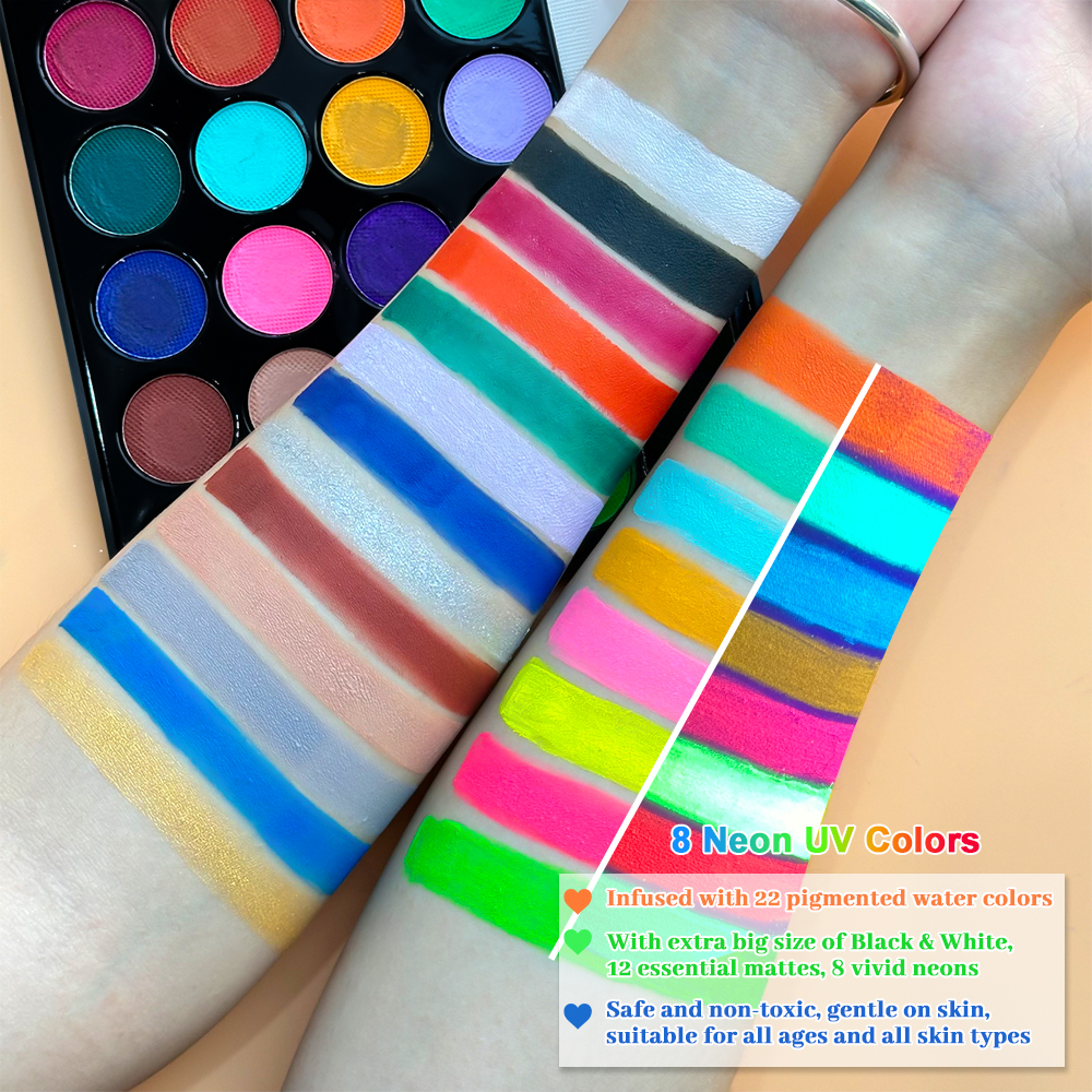 22 Color Face Body Painting Ki – Cosplay Prop Paint recenzja i cena