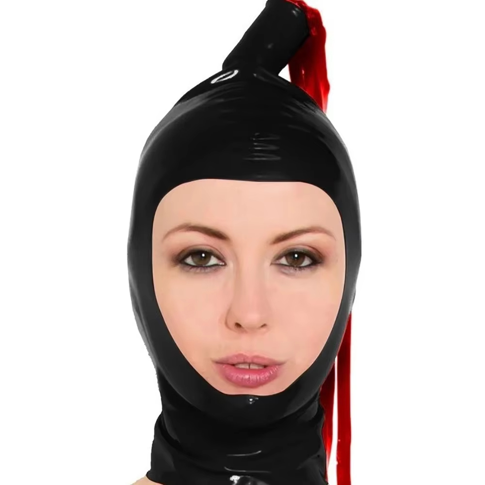 Black Latex Hood with Latex Po – Cosplay Prop Paint recenzja i cena