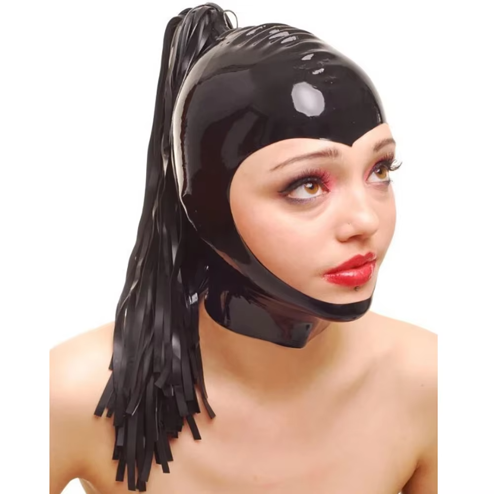 Black Latex Hood with Latex Po – Cosplay Prop Paint recenzja i cena