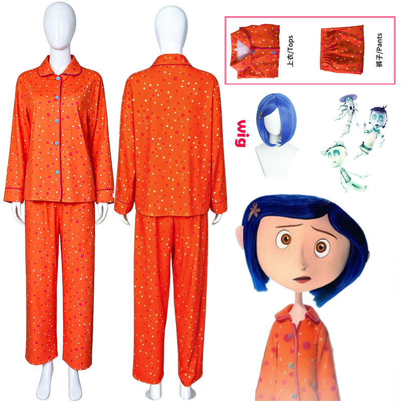 Movie Coraline Cosplay Pajamas – Cosplay Props recenzja i cena