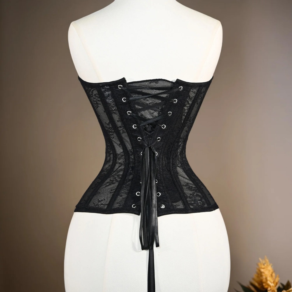 Women Mesh Corset Busiter Over – Boning Corset Steel recenzja i cena