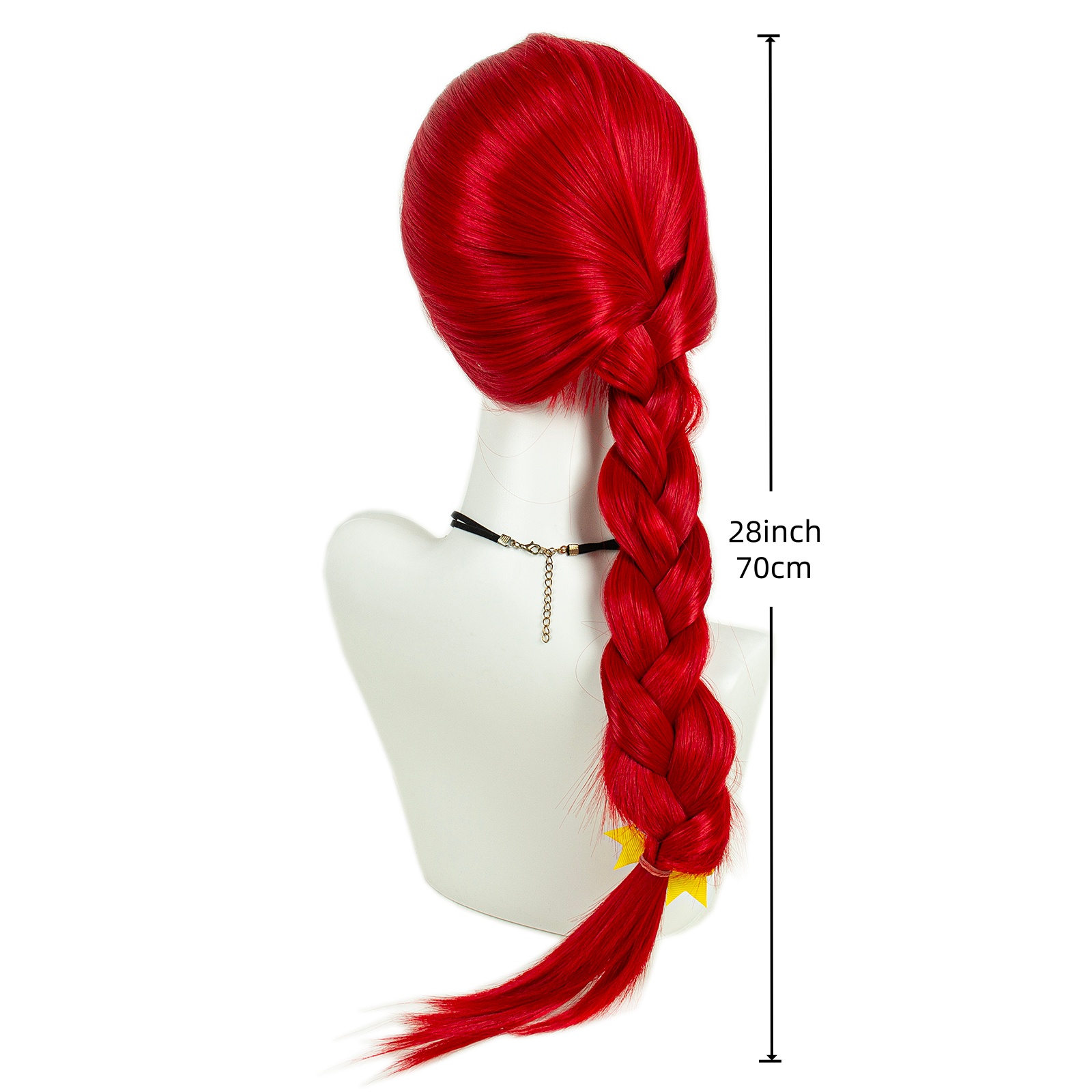 REEWES Jessie Cosplay Wig Red  – Cosplay Prop Bow recenzja i cena
