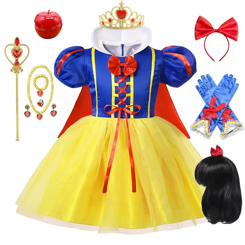 Snow White Princess Dress Kids – Cosplay Prop Bow recenzja i cena