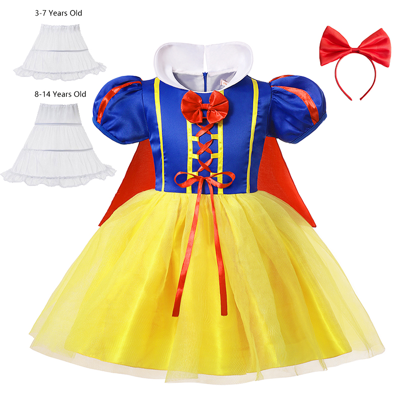 Snow White Princess Dress Kids – Cosplay Prop Bow recenzja i cena