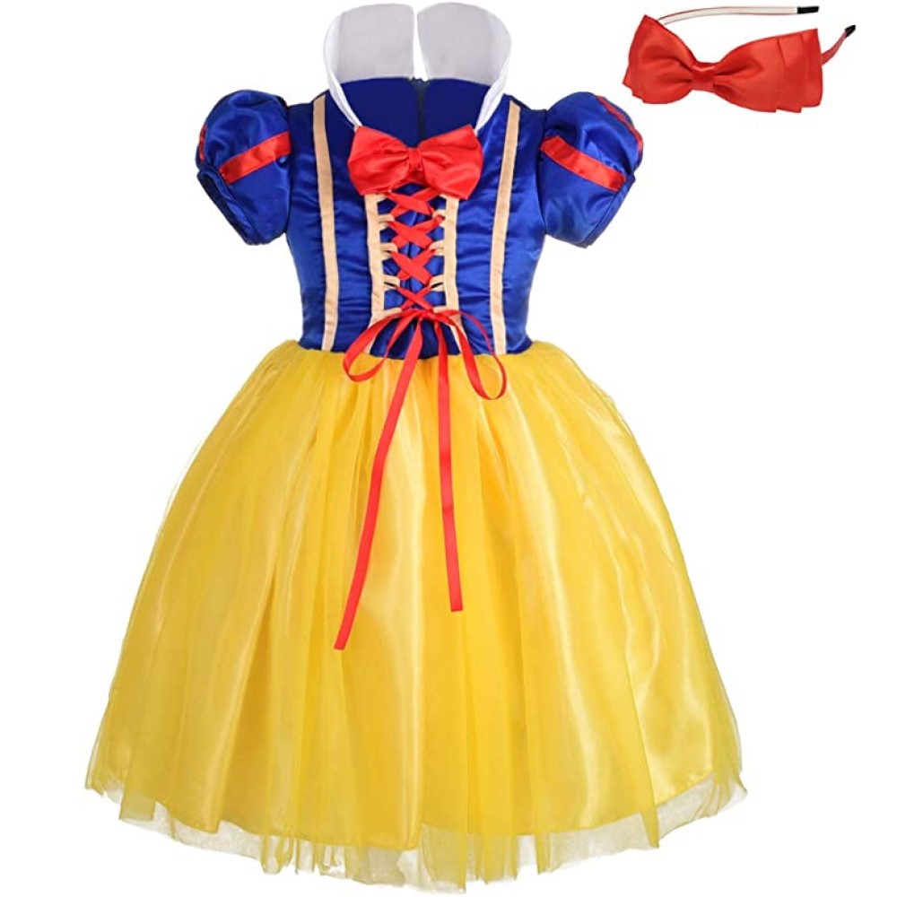 Snow White Princess Dress Kids – Cosplay Prop Bow recenzja i cena