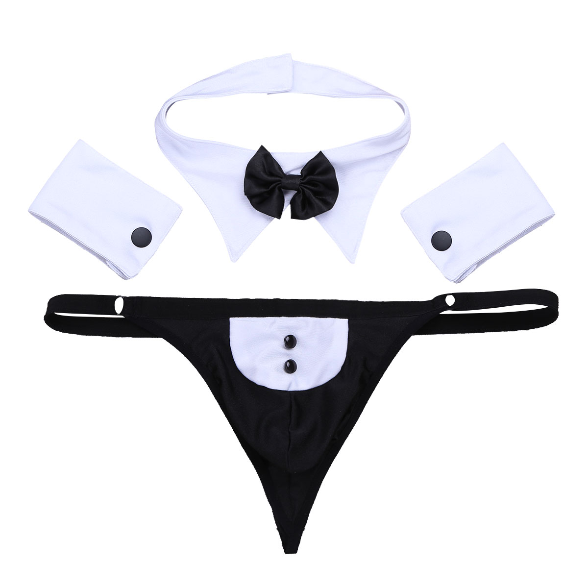 Men Cosplay Waiter Lingerie Se – Cosplay Prop Bow recenzja i cena