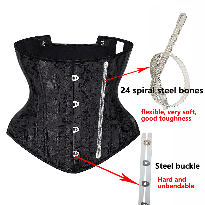 Underbust White Black Corset W – Boning Corset Steel recenzja i cena