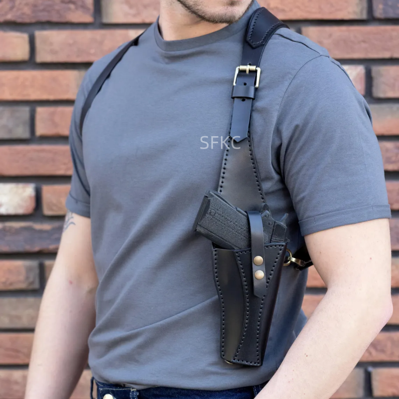 Punk Leather Shoulder Bag For  – Cosplay Prop Pistol recenzja i cena