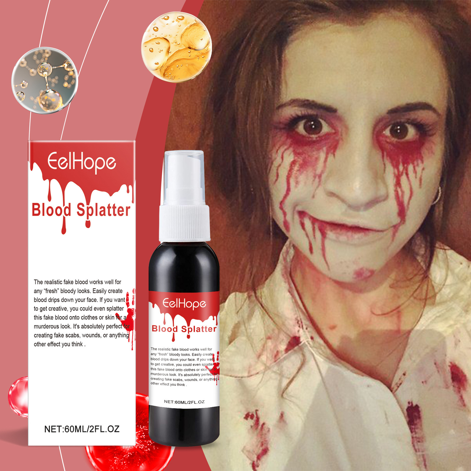 Halloween Emulation Fake Blood – Cosplay Prop Paint recenzja i cena