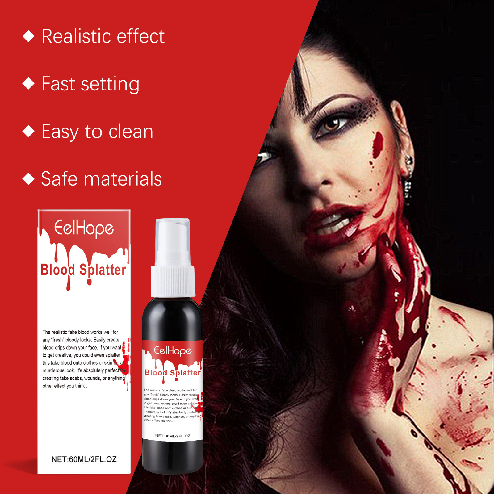 Halloween Emulation Fake Blood – Cosplay Prop Paint recenzja i cena