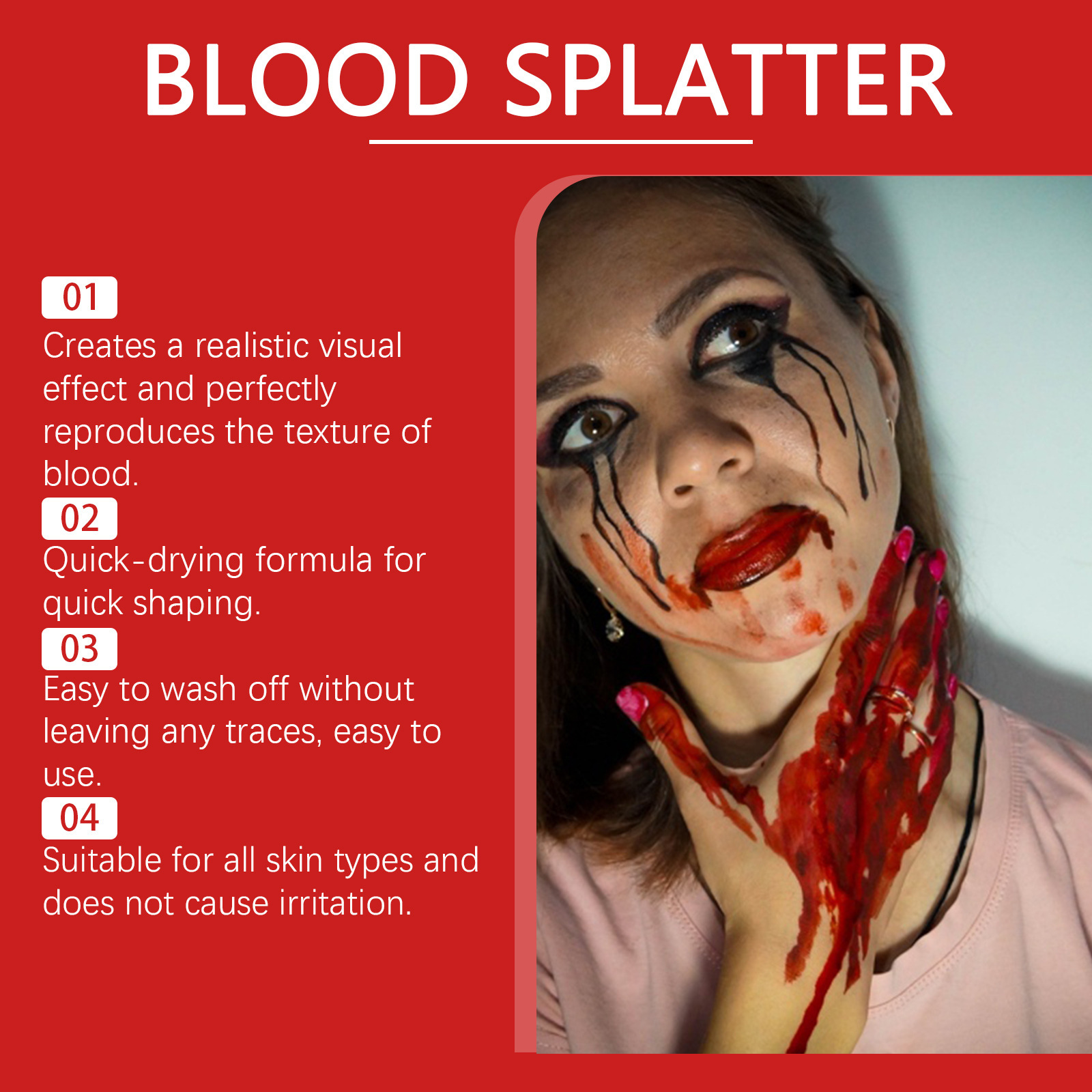 Halloween Emulation Fake Blood – Cosplay Prop Paint recenzja i cena