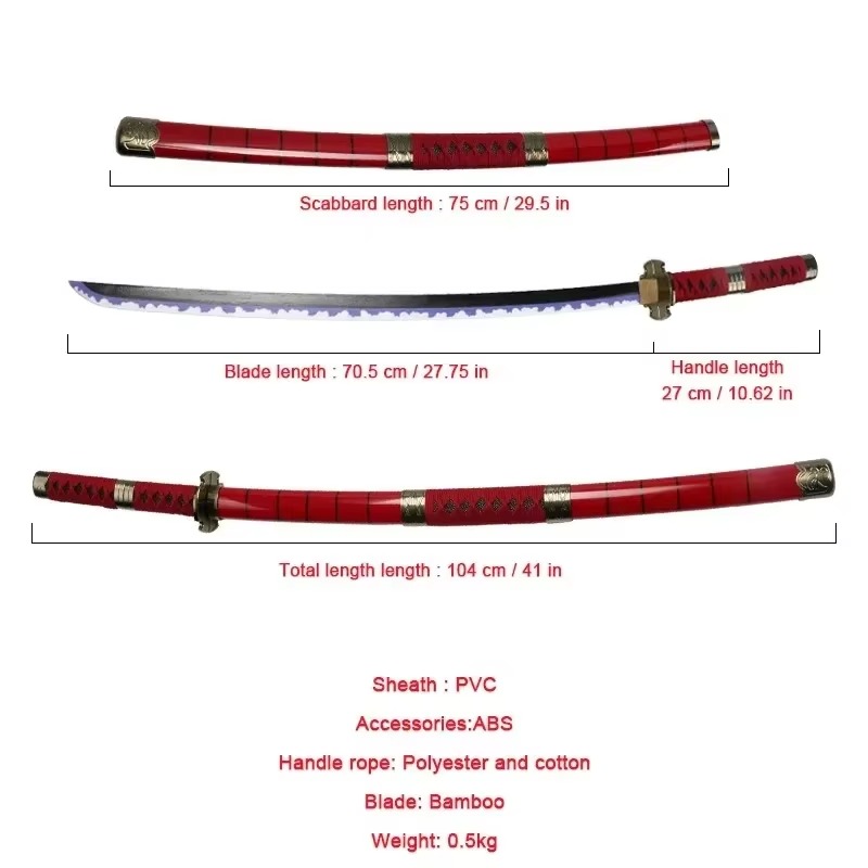 40incn Roronoa Zoro Katana Nin – Cosplay Prop Knife recenzja i cena