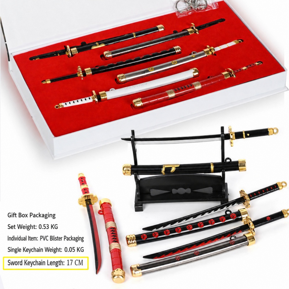 Anime One Piece Zoro Sword Key – Cosplay Prop Katana recenzja i cena