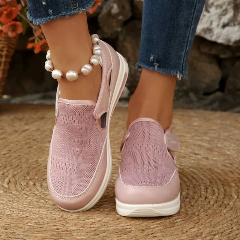 Women Platform Slip on Sneaker – Velcro Hook Loop recenzja i cena