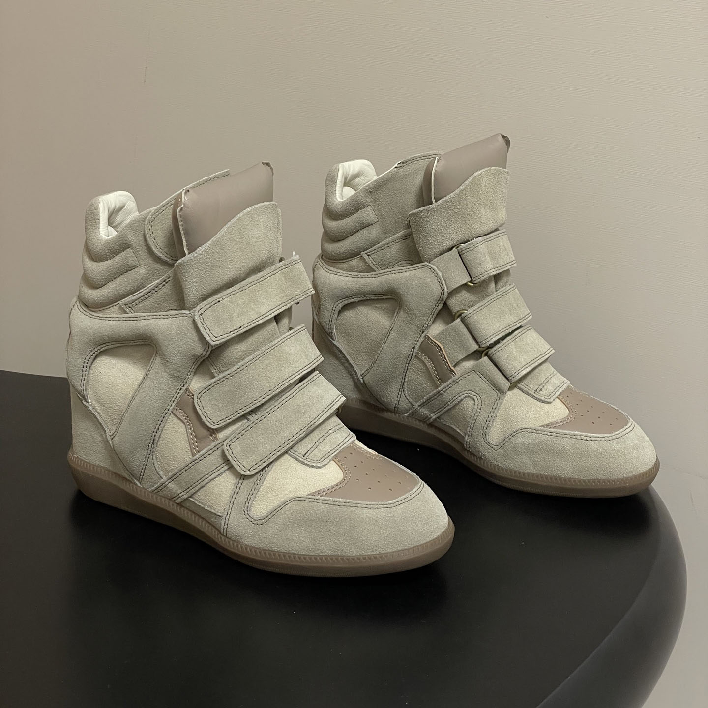 Women's Hidden Wedge Sneakers  – Velcro Hook Loop recenzja i cena