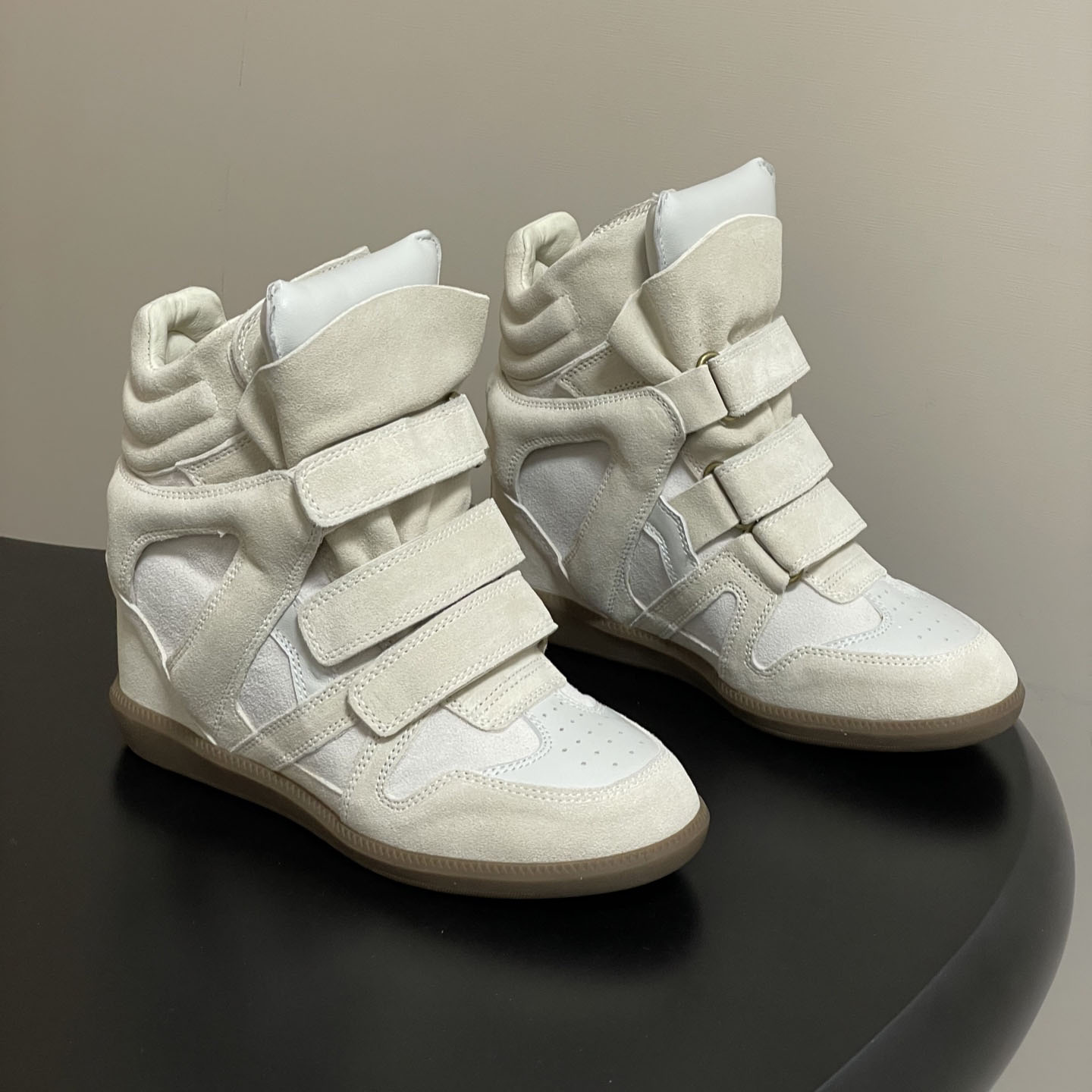 Women's Hidden Wedge Sneakers  – Velcro Hook Loop recenzja i cena