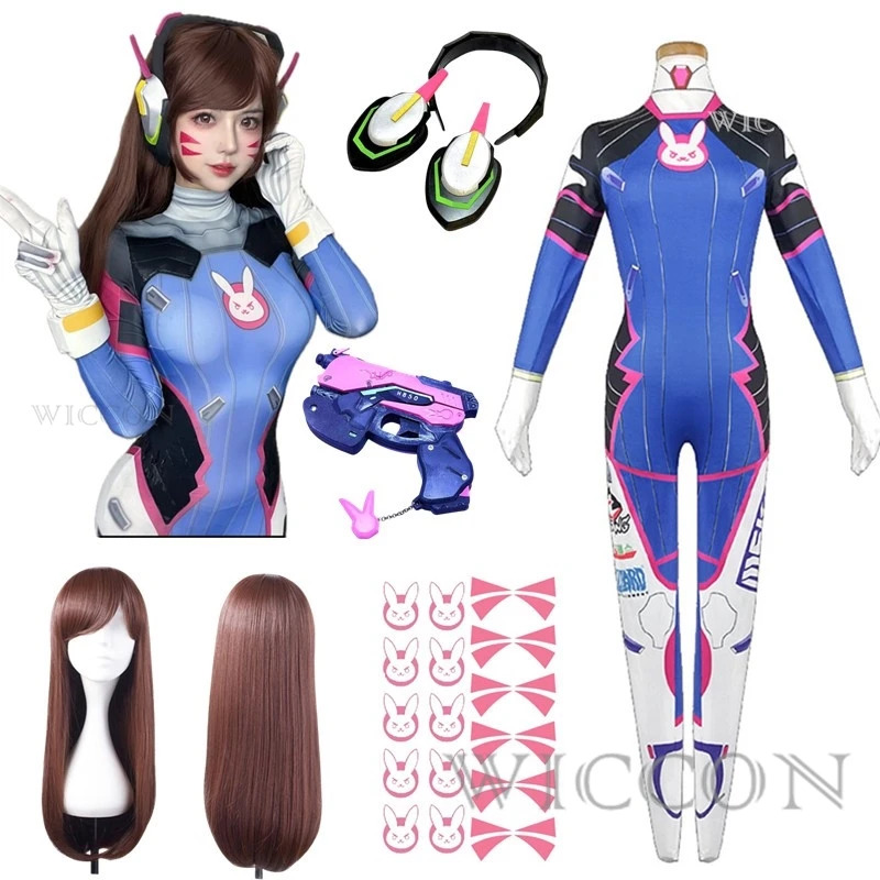 2025 11 Anime Woman Jumpsuit T – Dva Cosplay Prop recenzja i cena