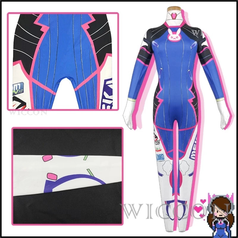 2025 11 Anime Woman Jumpsuit T – Dva Cosplay Prop recenzja i cena