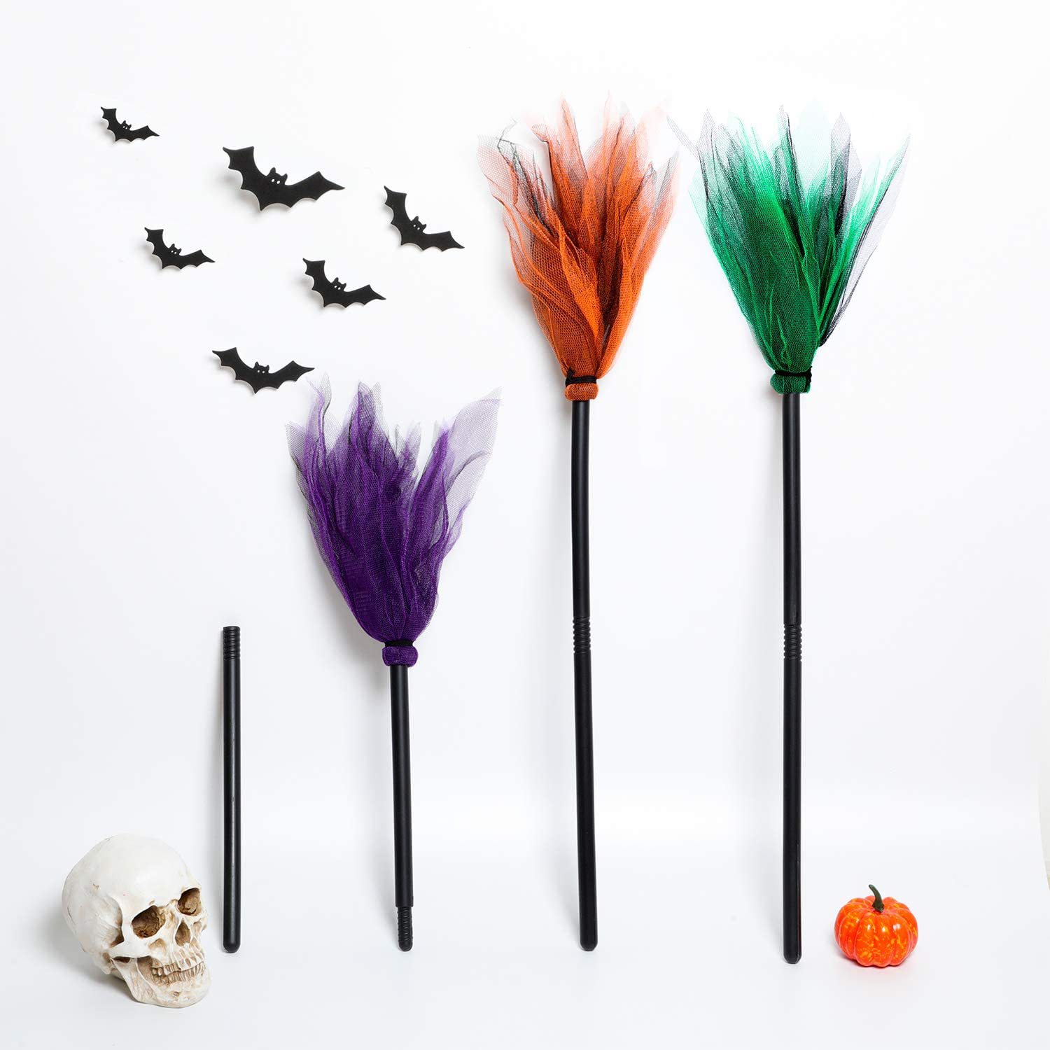 Halloween LED Witch Broom, Det – Detachable Cosplay Prop recenzja i cena