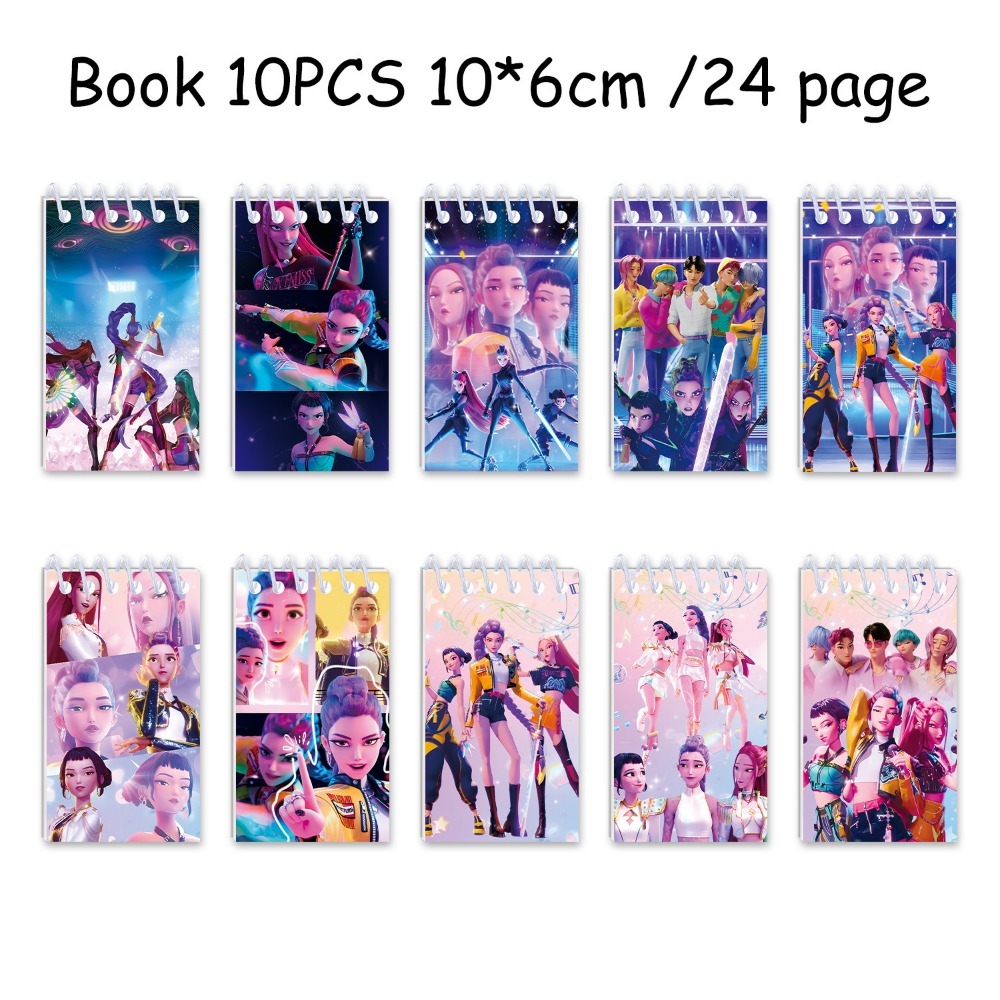 10PCS Anime Girls Group K-pop  – Cosplay Prop Patterns recenzja i cena