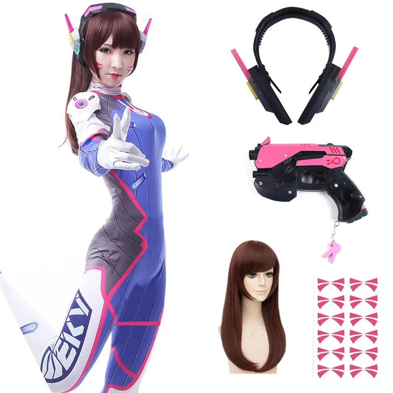 Anime woman jumpsuit tights DV – Dva Cosplay Prop recenzja i cena