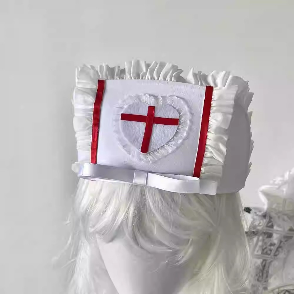 Cosplay nurse cap hat Accessor – Cosplay Prop Bow recenzja i cena
