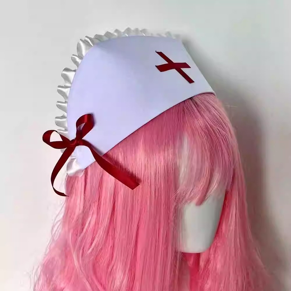 Cosplay nurse cap hat Accessor – Cosplay Prop Bow recenzja i cena