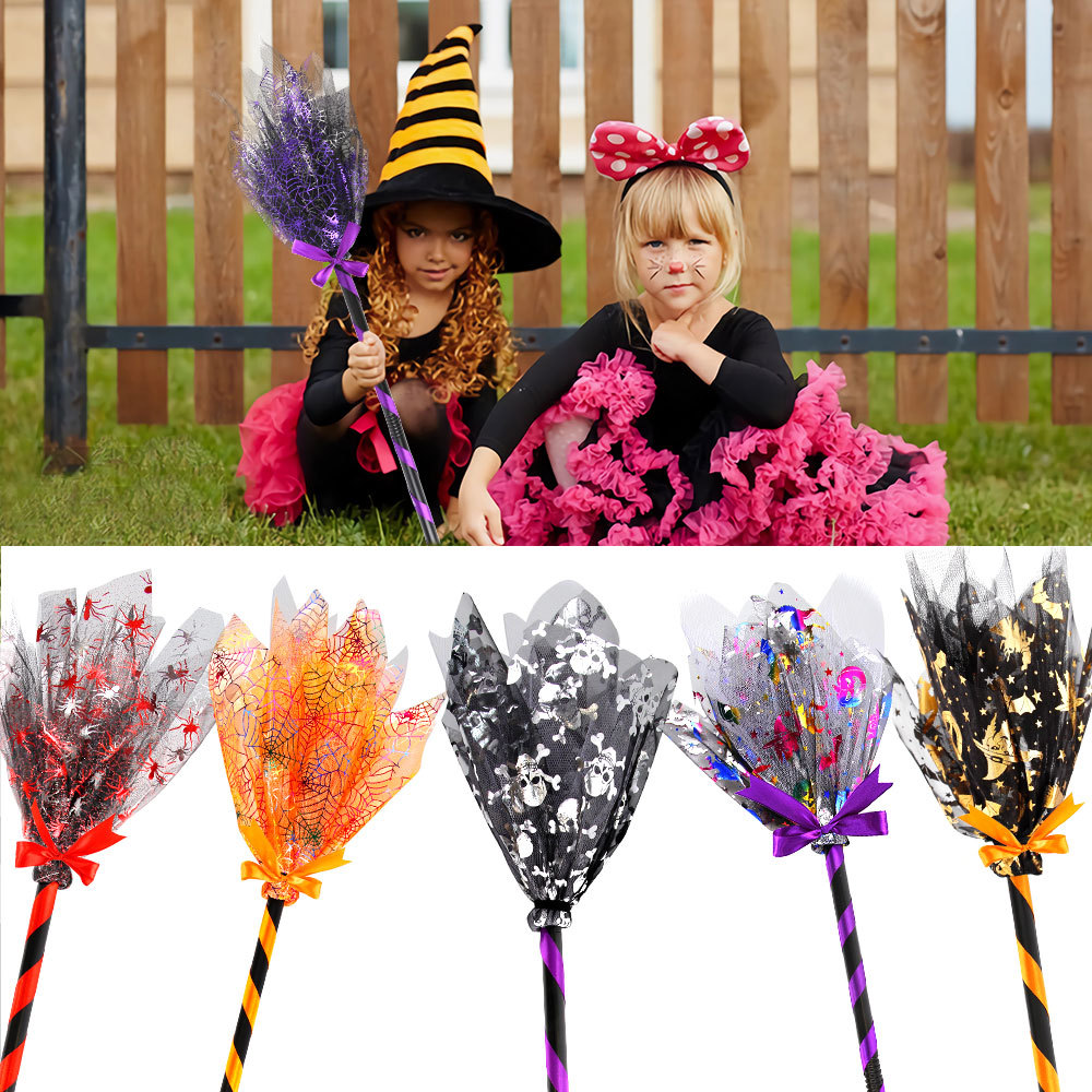 Halloween Witch Broom with LED – Detachable Cosplay Prop recenzja i cena