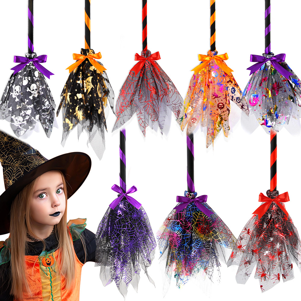 Halloween Witch Broom with LED – Detachable Cosplay Prop recenzja i cena