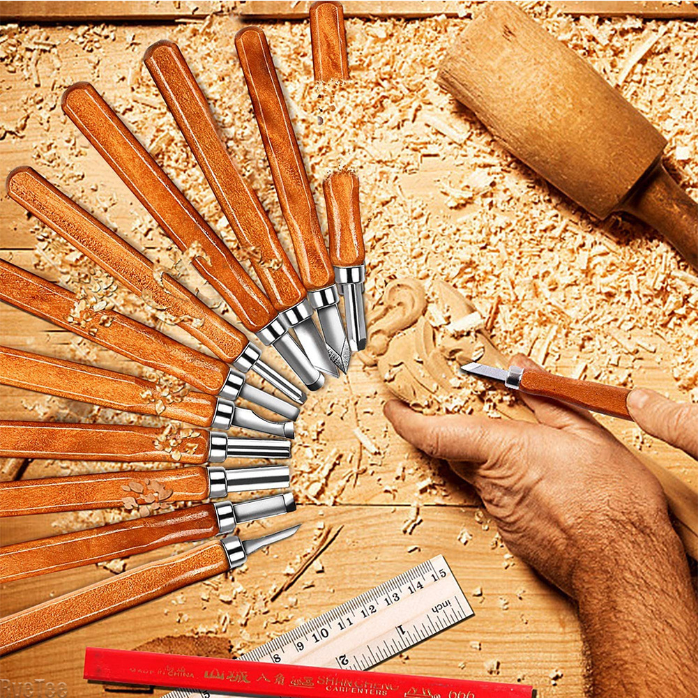 12Pcs SK2 Woodworking Carving  – Craft Knife Set recenzja i cena