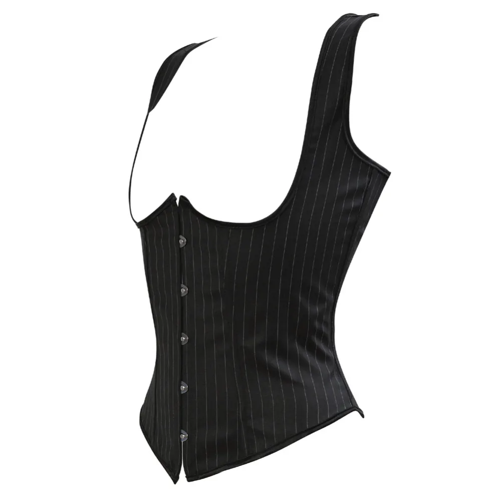 Women's Gothic Jacquard Underb – Boning Corset Steel recenzja i cena